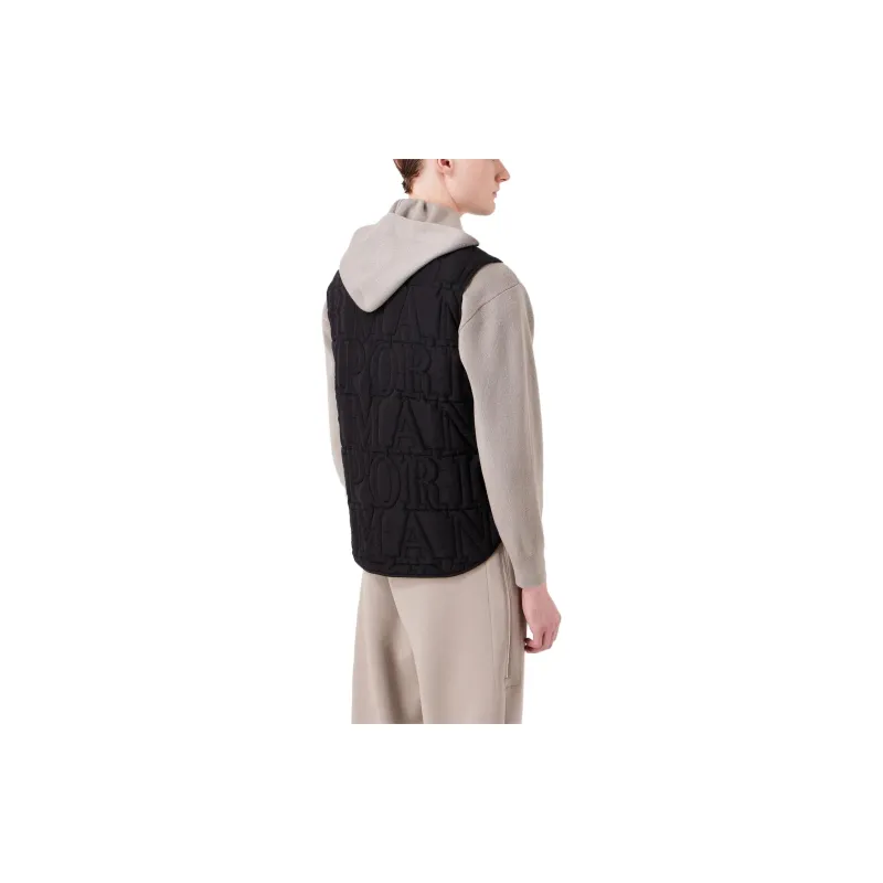 EMPORIO ARMANI Vests Men Black-3