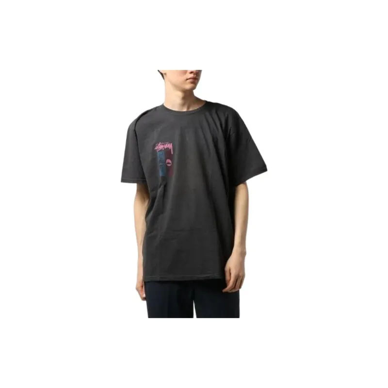 Stussy Masks Pigment Dyed Tee T Shirt Men's-8