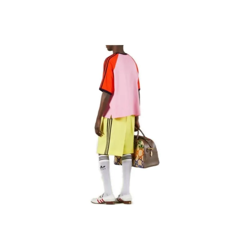 GUCCI X Adidas Color Block T shirt-1