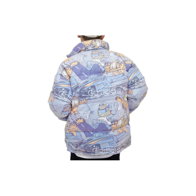 FUN X Garfield Down Jacket Unisex Gray-4