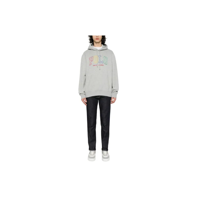 Polo Ralph Lauren Logo Embroidered Drawstring Hoodie-1