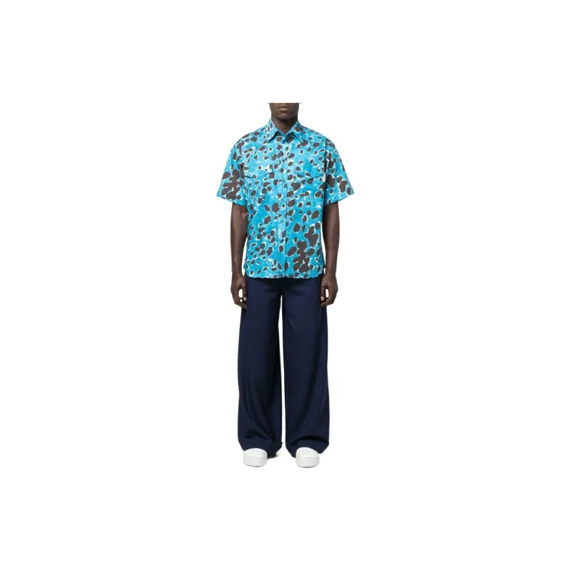 MARNI Spot Printed Button Up Shirt-1