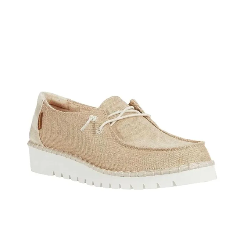 Skechers Anti Slip Wear Resistant Low Top Casual Shoes Women's Beige Orange-1