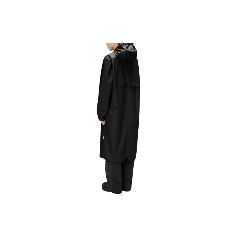Rains Longer Drawstring hood Raincoat-2