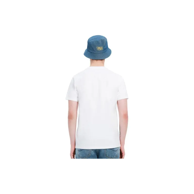 Lee Drop Shoulder Sleeve T-Shirt Men's White-2
