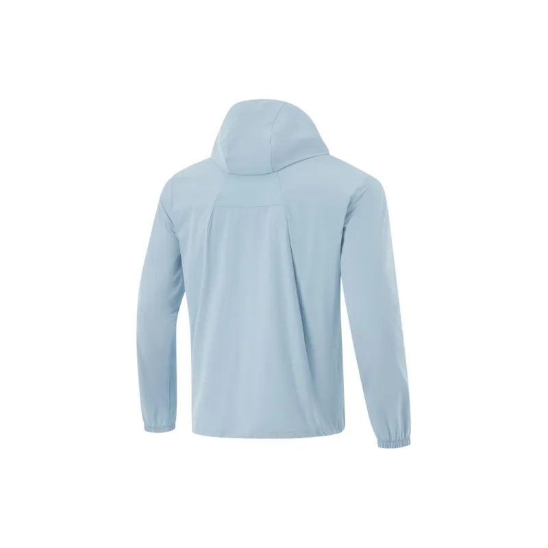 LiNing Running Collection Trench Coat Unisex Soft Matte Blue-2