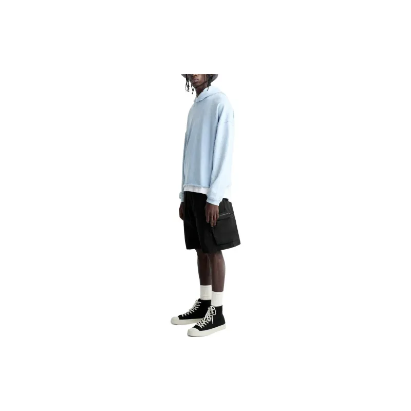 ZARA Cargo Shorts Men Black-4