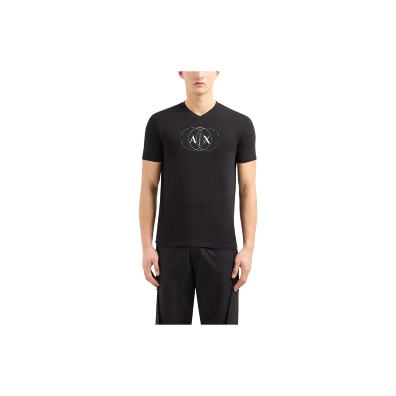 ARMANI EXCHANGE SS24 T Shirt Men's Black-4