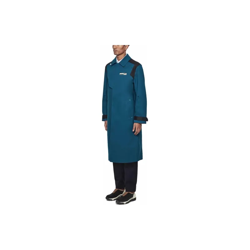 A COLD WALL* Logo badge Longline Trench Coat-3