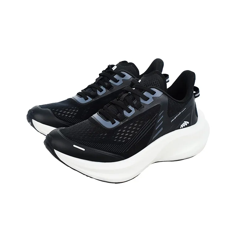 MINEPAIR Non slip Lightweight Low Top Casual Shoes Unisex Black Serenity Mirror-3