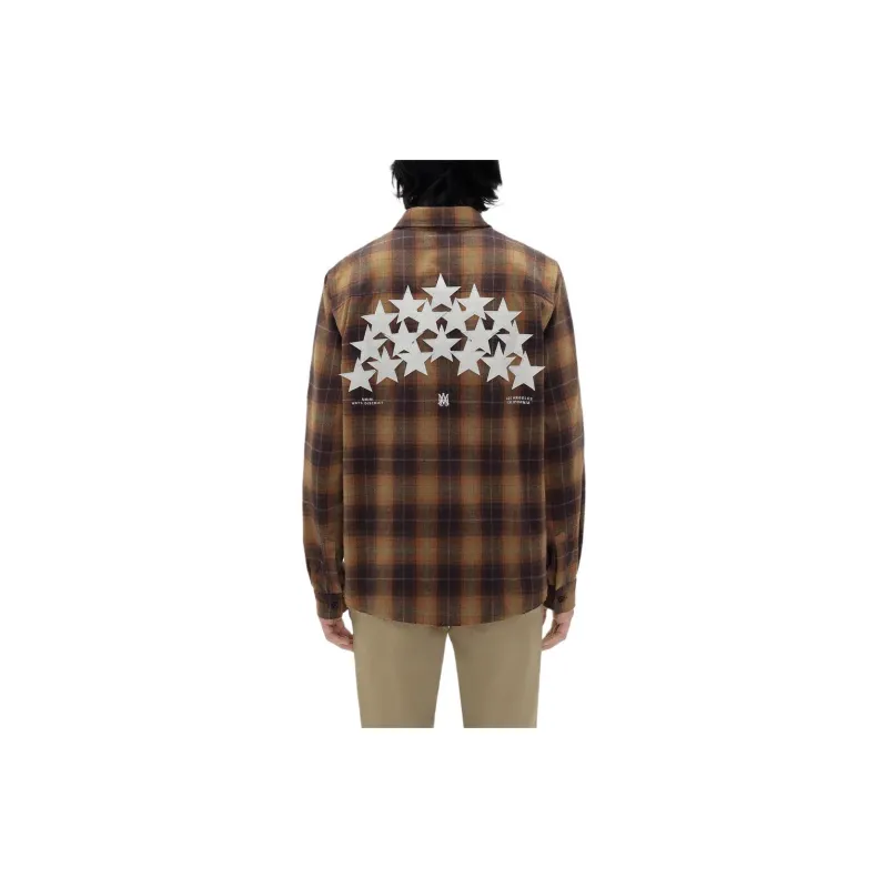 AMIRI Star Leather Flannel-3