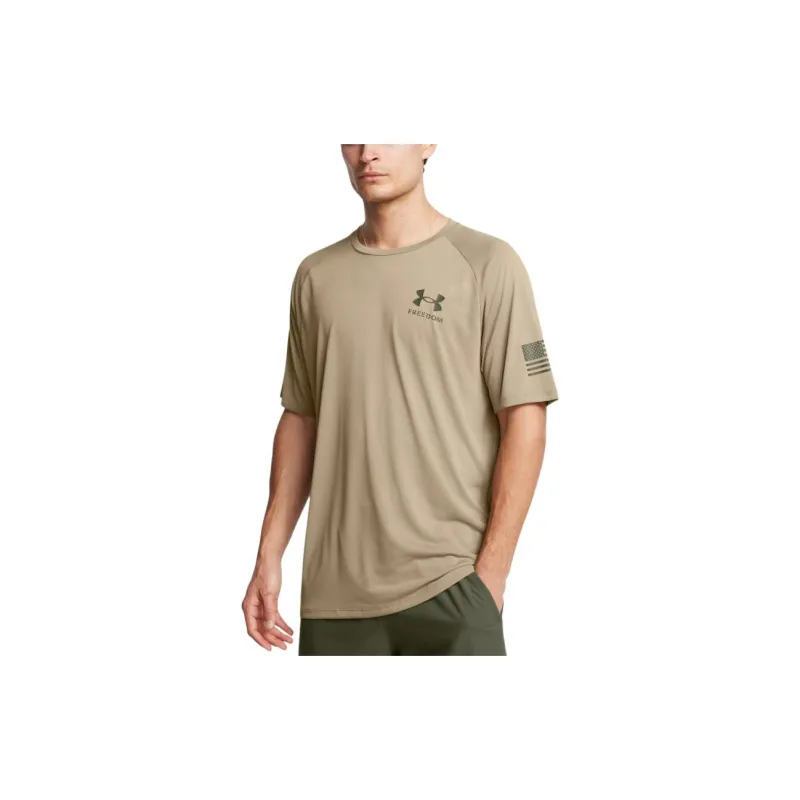 Under Armour TechFreedom UA Tech™ T-Shirt Men's Tan-2