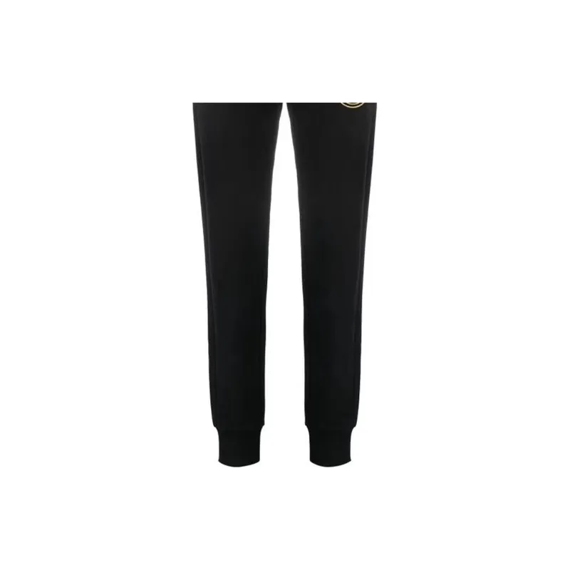 VERSACE JEANS COUTURE Logo embroidered Cotton Track Pants-4