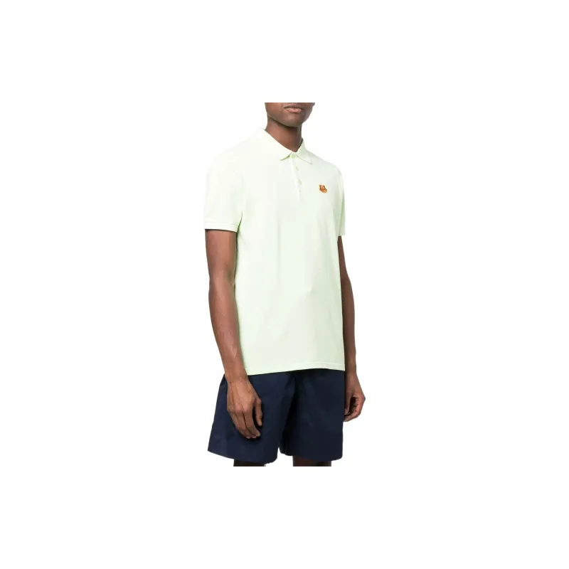 KENZO Polo Shirts Men Green-2