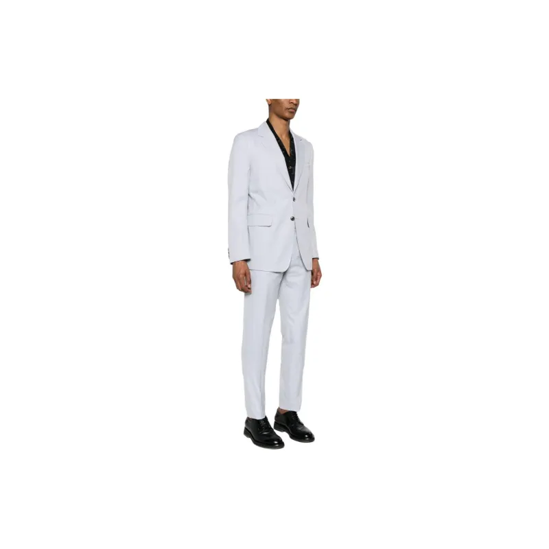 DRIES VAN NOTEN SS24 Business Suits Men's Pink Blue-1