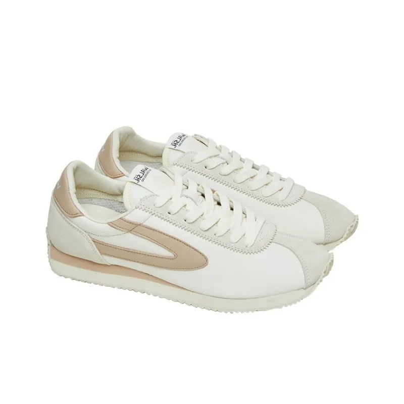 Norman Walsh Abrasion Resistant Breathable Low Top Running Shoes Unisex Beige Brown Color-3