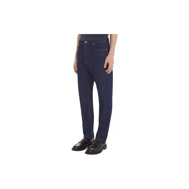 Maison Kitsune Mid Rise Straight Leg Jeans-2