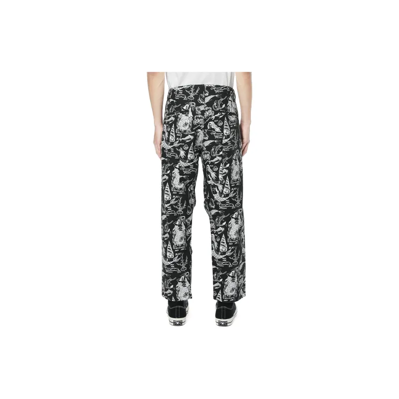 Aftermaths Straight Casual Pants Unisex Camouflage-2