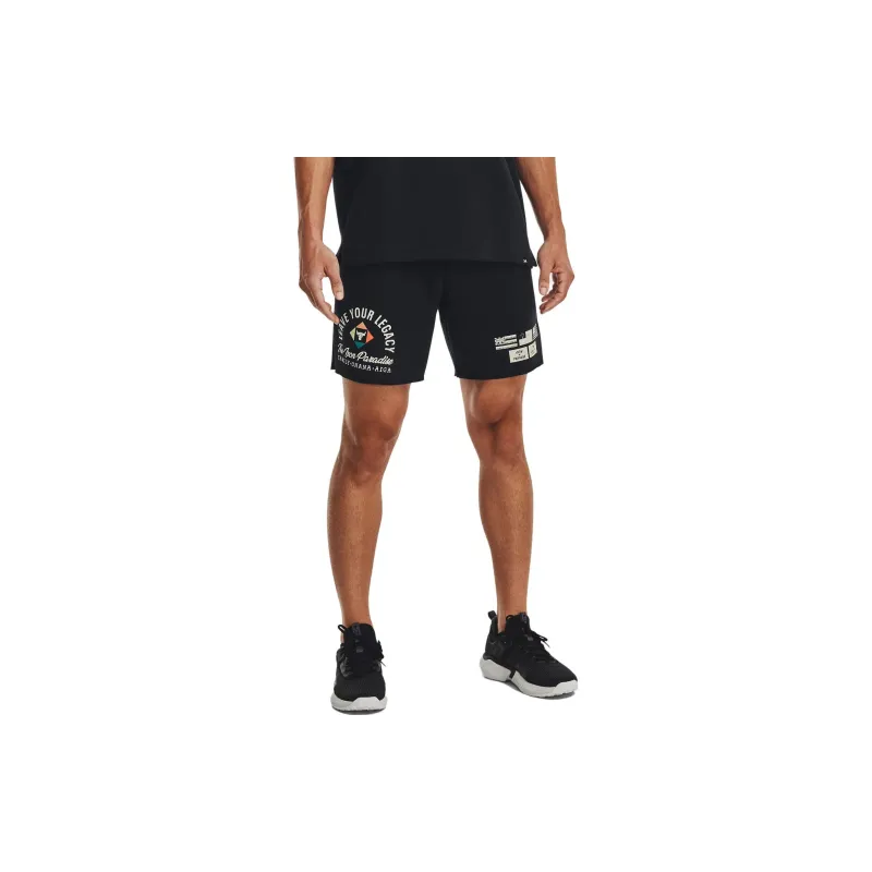 Under Armour Men's Project Rock Heavyweight Terry Shorts Black-3