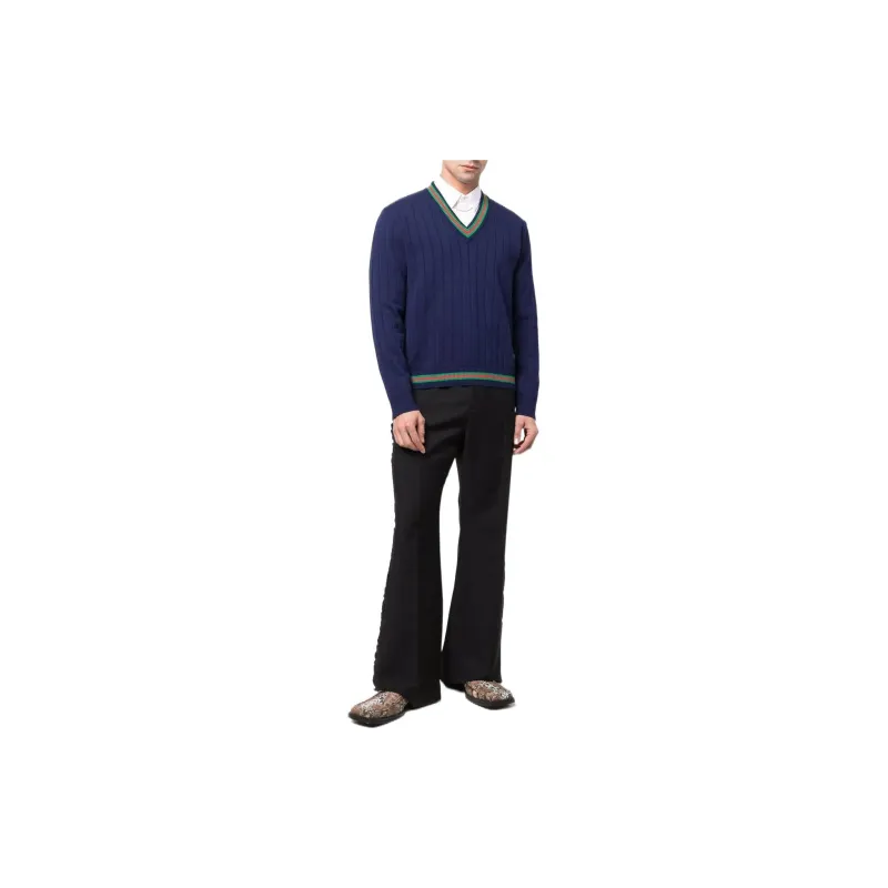 GUCCI Sweaters Men Navy Blue-1