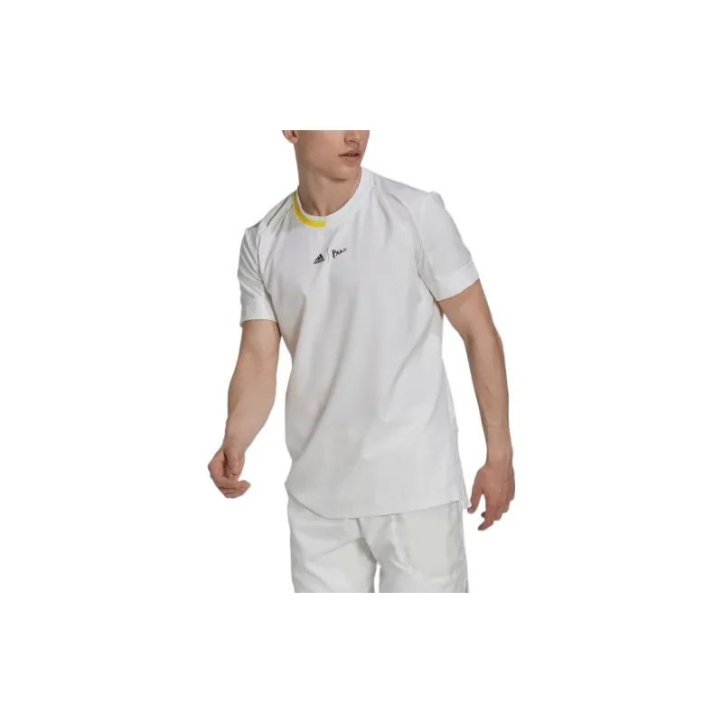 Adidas T Shirts Men White-1