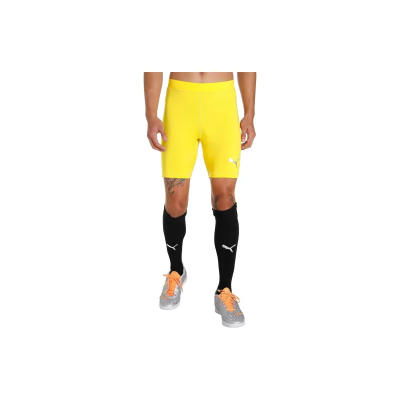 PUMA LIGA BASELAYER Sports Shorts Men's Electronic Yellow-3