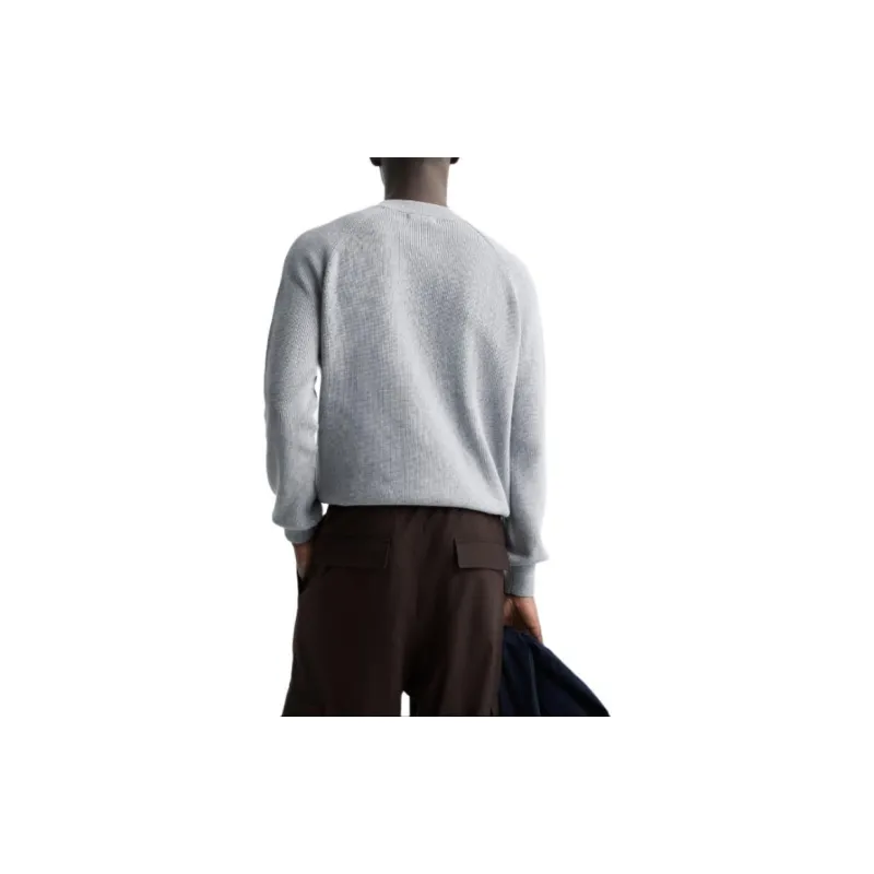 ZARA Knitwear Men's Zebra Print Gray-2