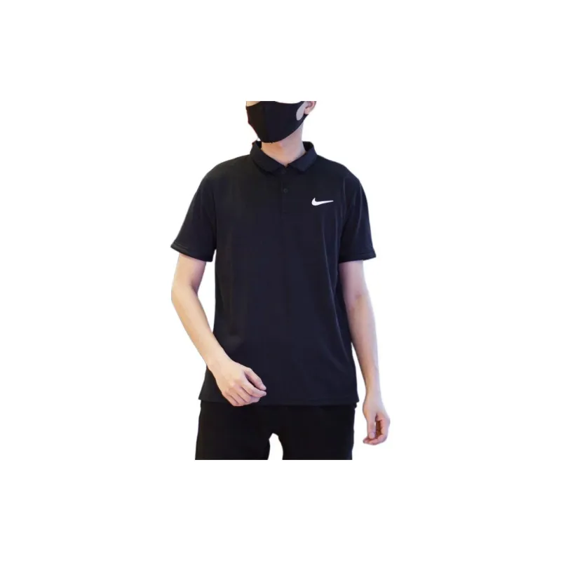 Nike Polo Shirts Men Black-2