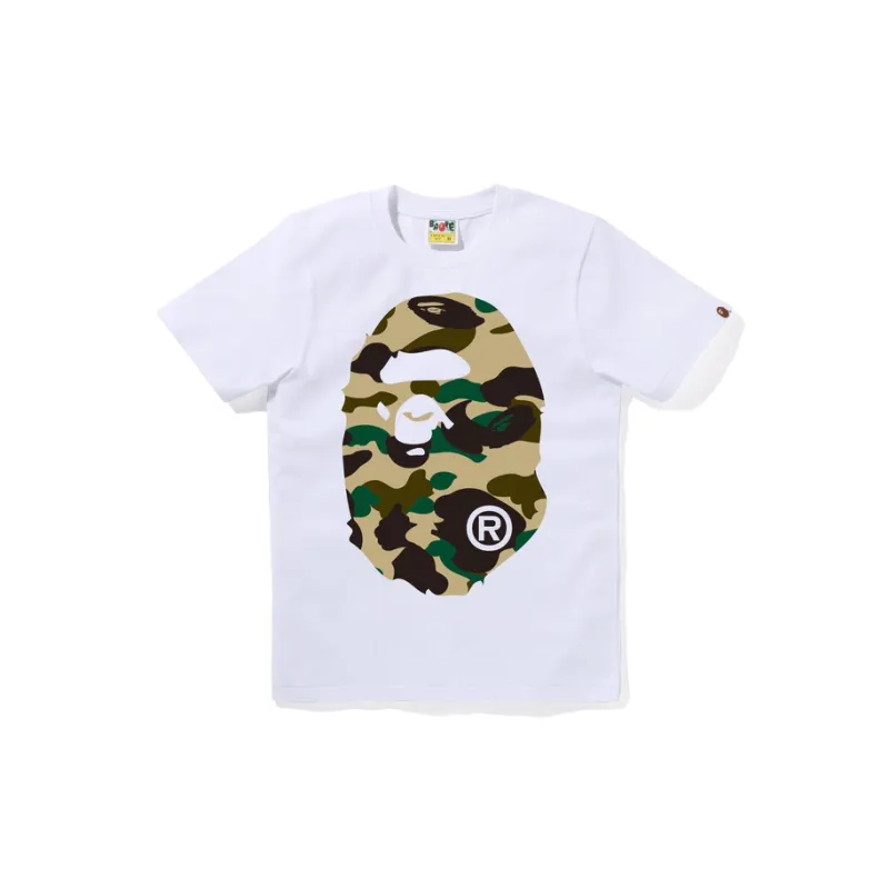 A BATHING APE A BATHING APE 1st Camo Big Ape Head Rlx Tee Black/Green-7