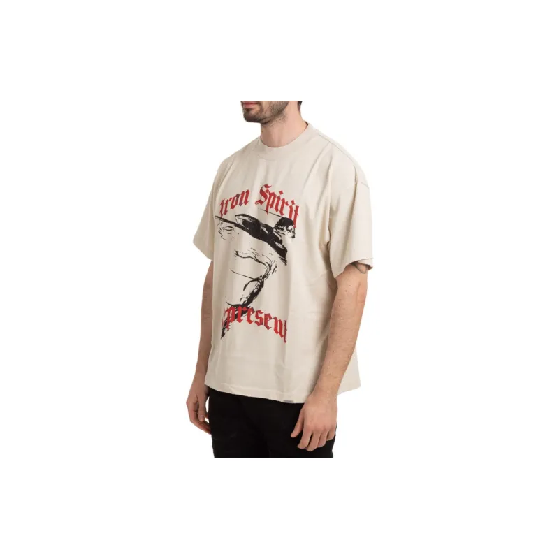 REPRESENT T-Shirts Men Beige-3