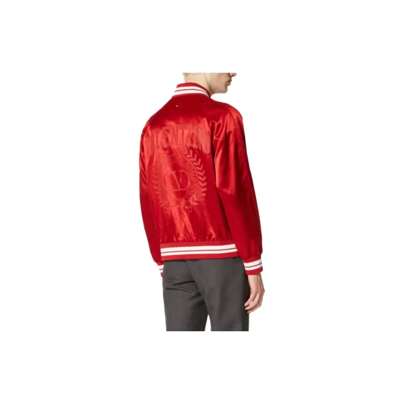Valentino Jackets Coats Men's Red-1