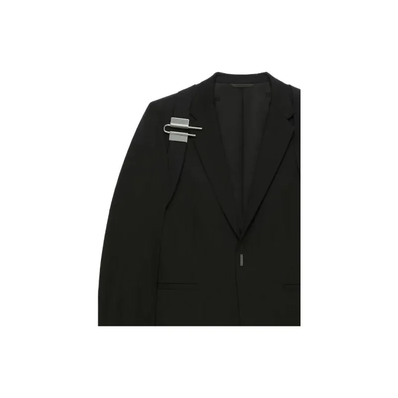 Givenchy U Lock Buckle Single Breasted Blazer-6