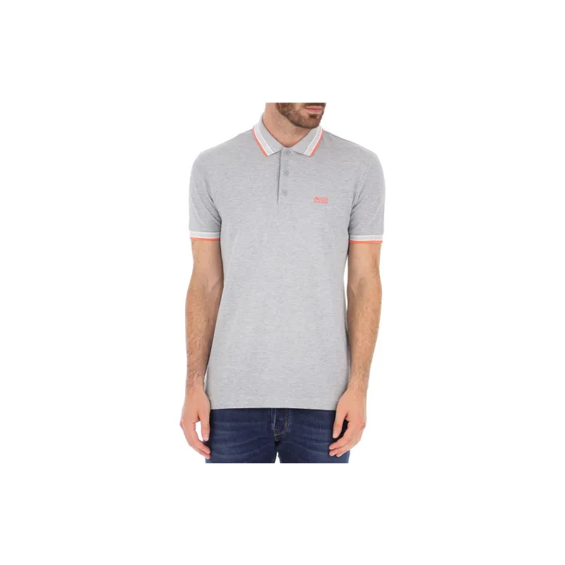 HUGO BOSS Polo Shirts Men Gray-1