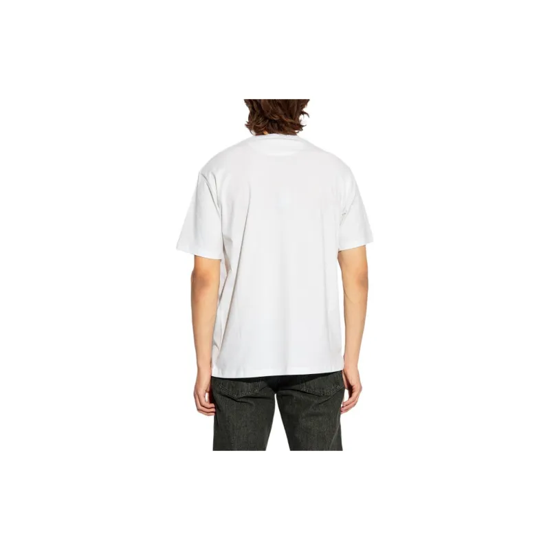 BALLY Logo Embroidered Crewneck T Shirt-3