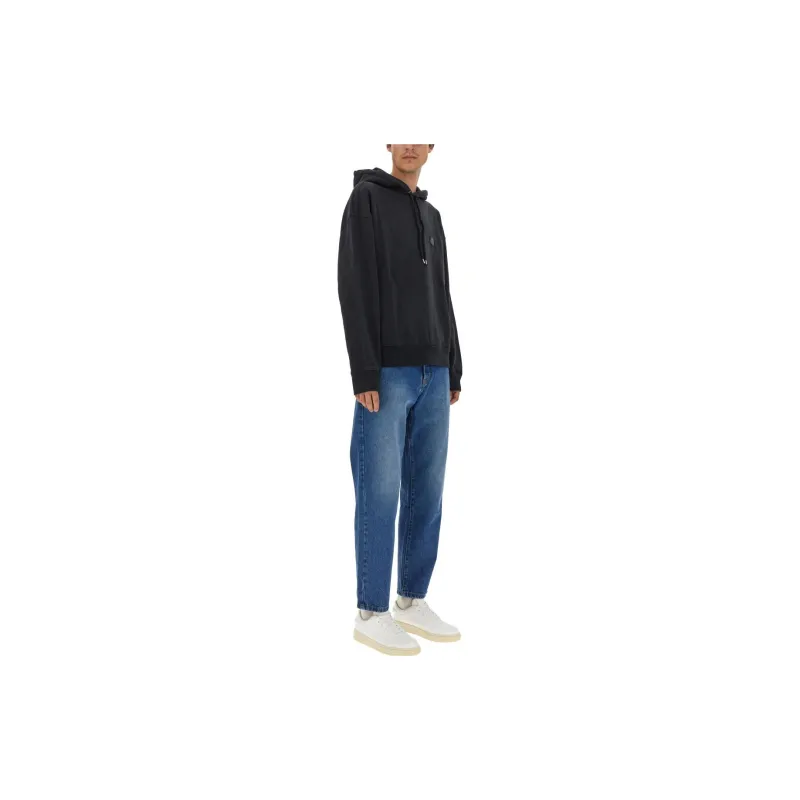 Maison Kitsune Fox motif Cotton Hoodie-1