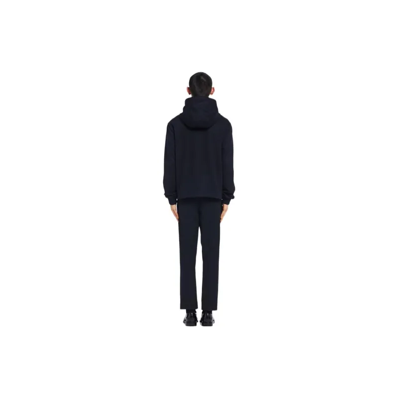 PRADA Zip-front Wool Hoodie-2