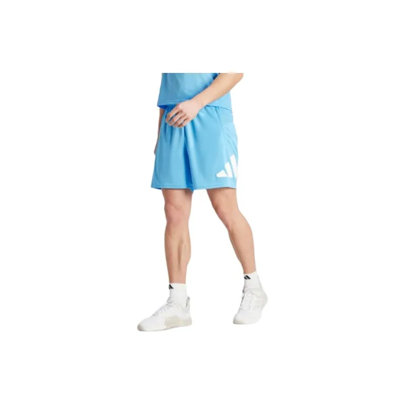 Adidas TRAIN ESSENTIALS LOGO TRAINING SHORTS Sports Shorts Men's Blue Gradient/white-5