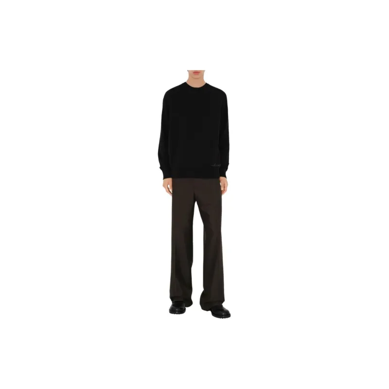 Burberry Logo embroidered Cashmere Jumper-1