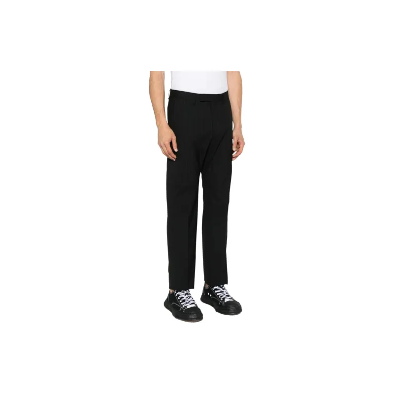 MM6 Maison Margiela Panelled Pinstripe Tailored Trousers-3