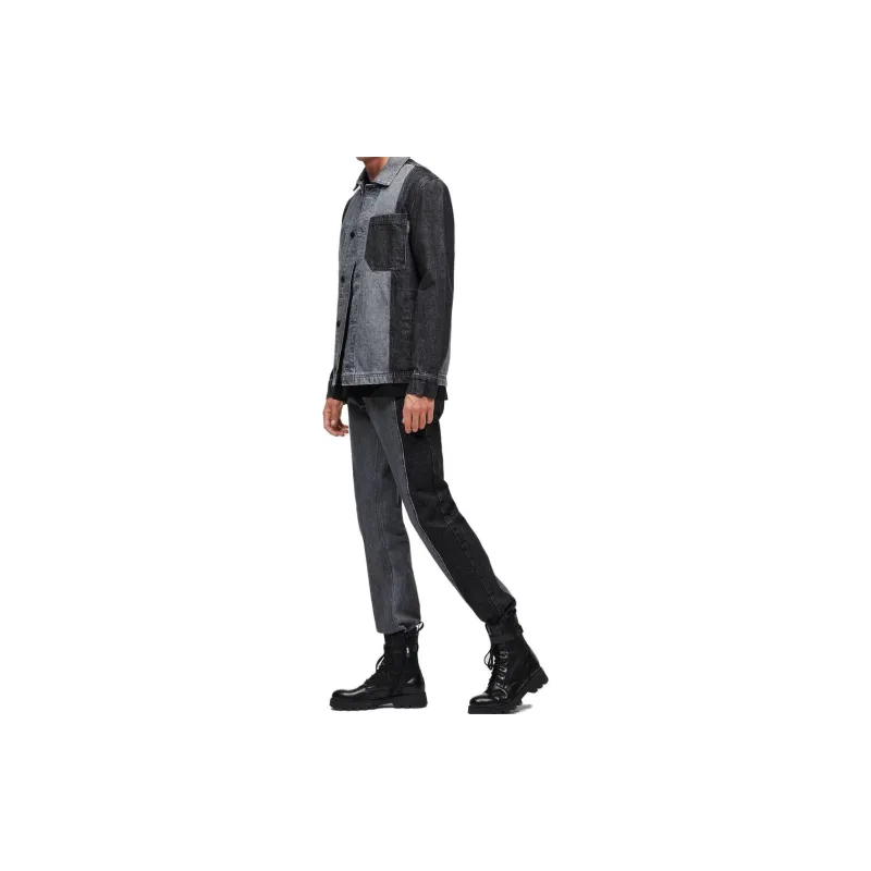 KARL LAGERFELD / Karl Lagerfeld Jeans Colour-block Denim Shirt Jacket-3