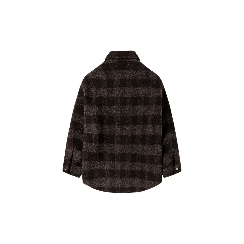 GF Ferré Jackets & Coats Unisex Dark Coffee-1