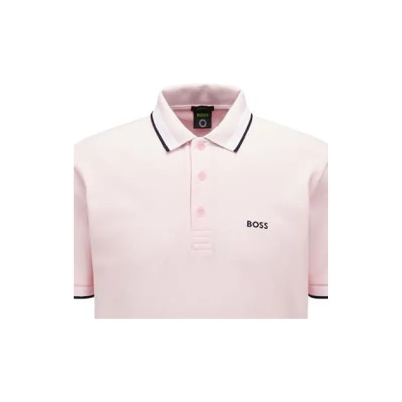 HUGO BOSS Polo Shirts Men Light Pink-3