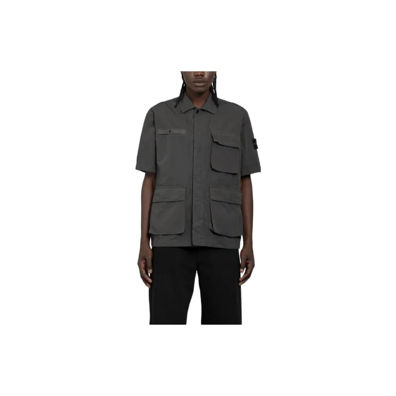 STONE ISLAND Jackets Men Gray-3