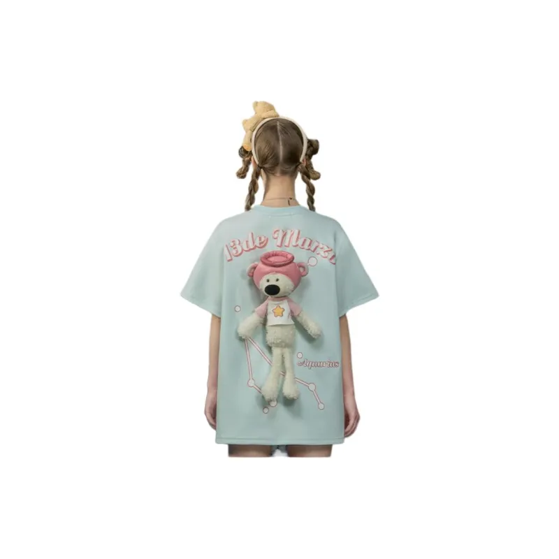 13 DEMARZO T Shirt Unisex Light Green-3