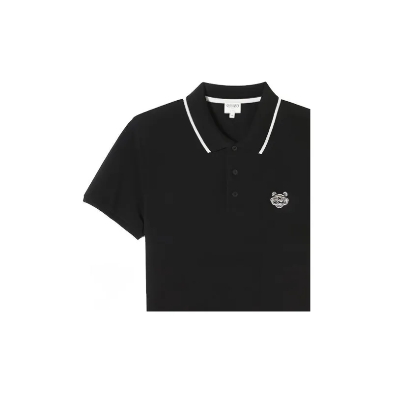 KENZO Polo Shirts Men Black-5