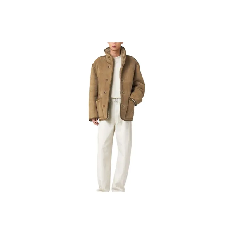 Lemaire Reversible Shearling Coat-3