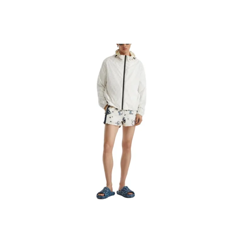 FENDI Swimming Shorts Men White-2