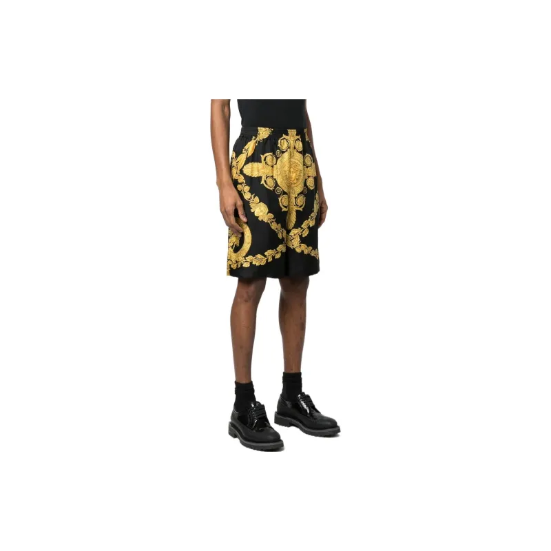 VERSACE Silk Shorts-2