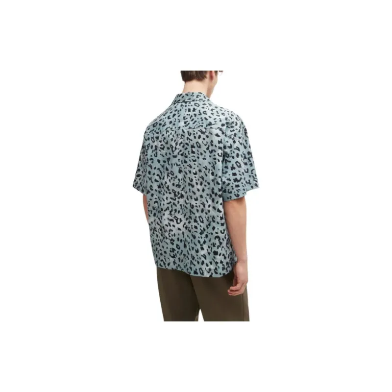 HUGO BOSS Animal print Short sleeve Shirt-4