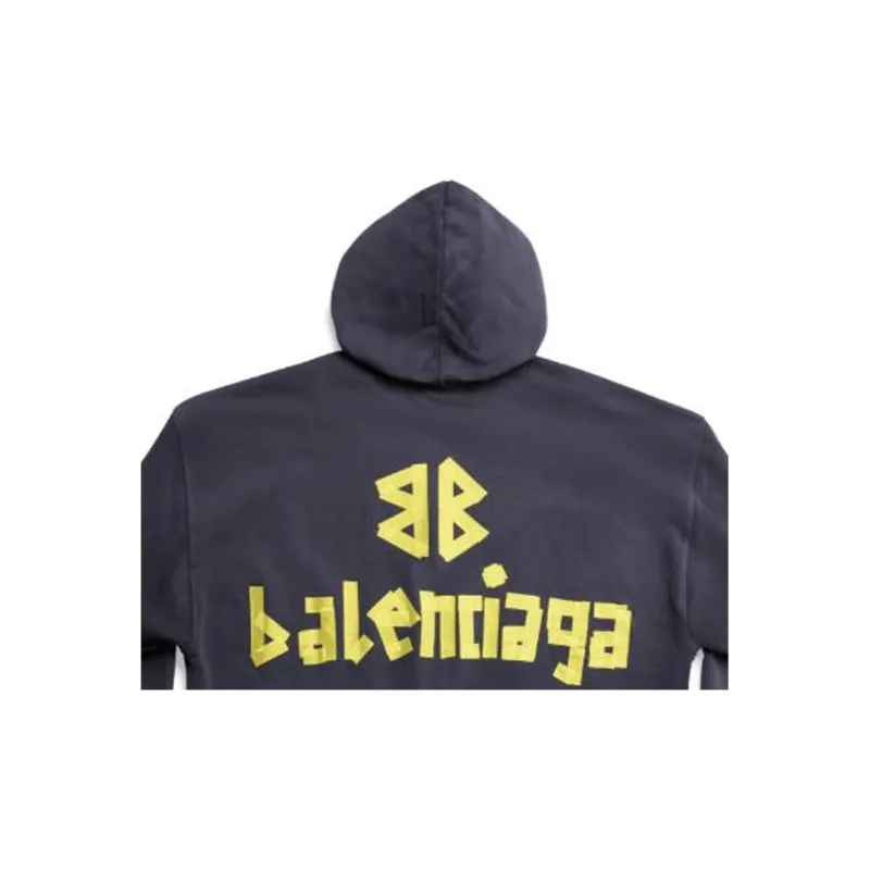 Balenciaga Ripped Pocket Hoodie-6